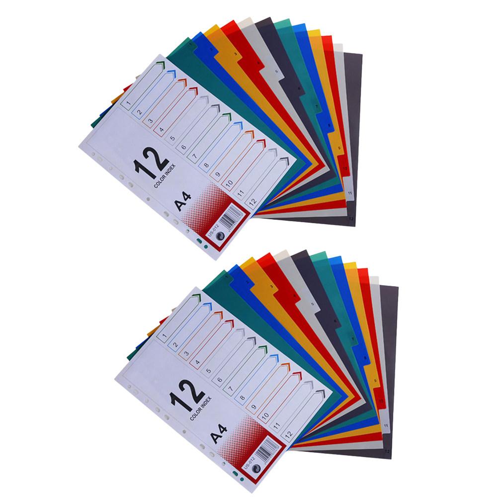 Tab Divider A4 - 2 piezas de recambios de papel