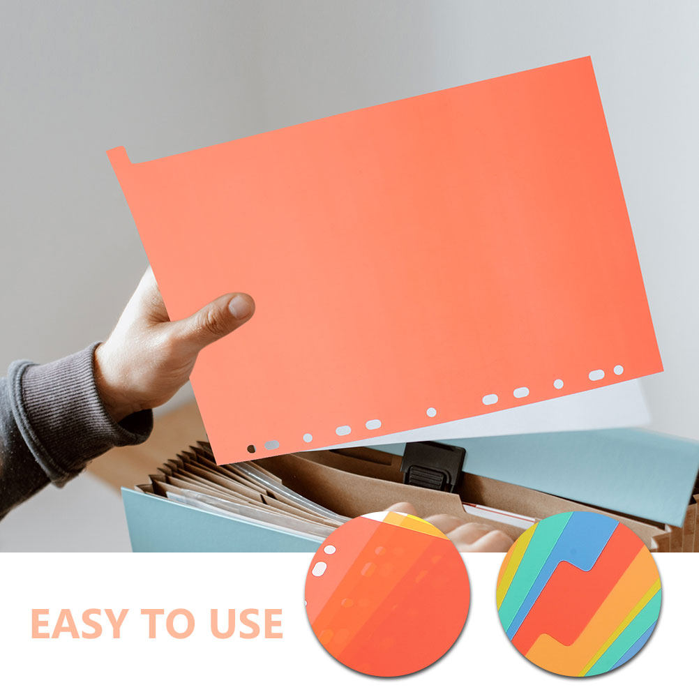 Tab Divider A4 - Separadores de PVC con pestañas escribibles