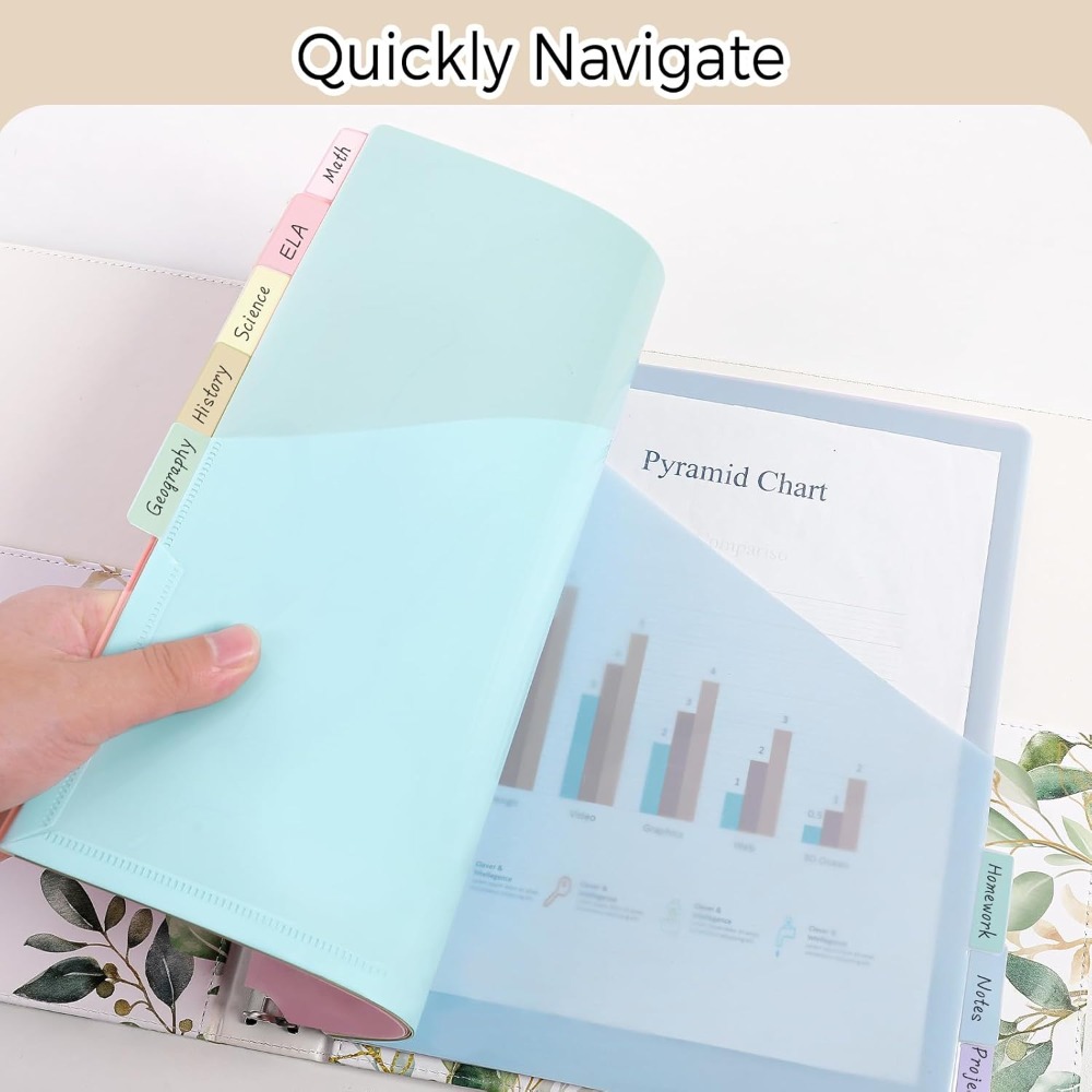 8 Separadores de Carpeta A4 en - Tab Divider A4 reseña y precio