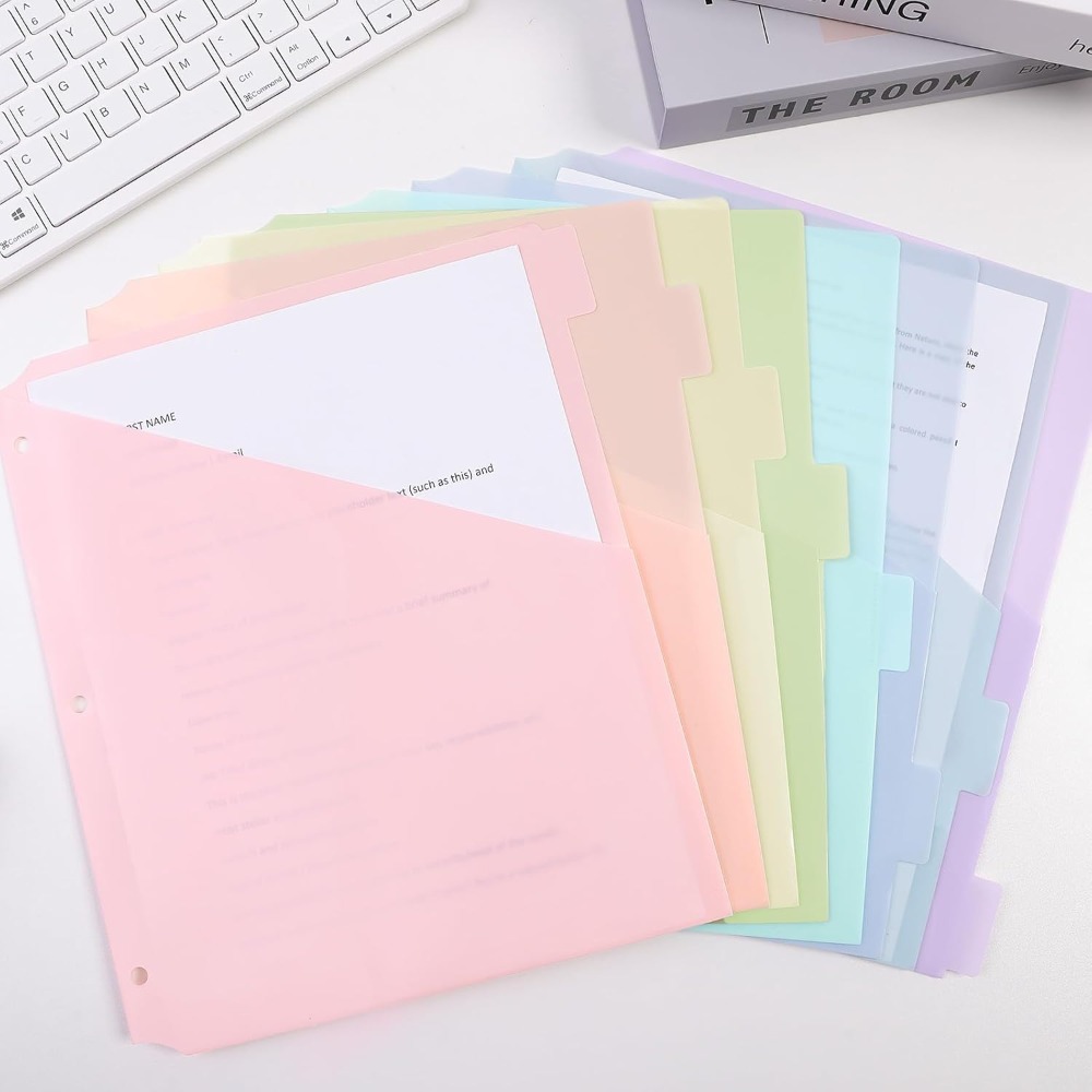 8 Separadores de Carpeta A4 Du - Tab Divider A4 reseña y precio
