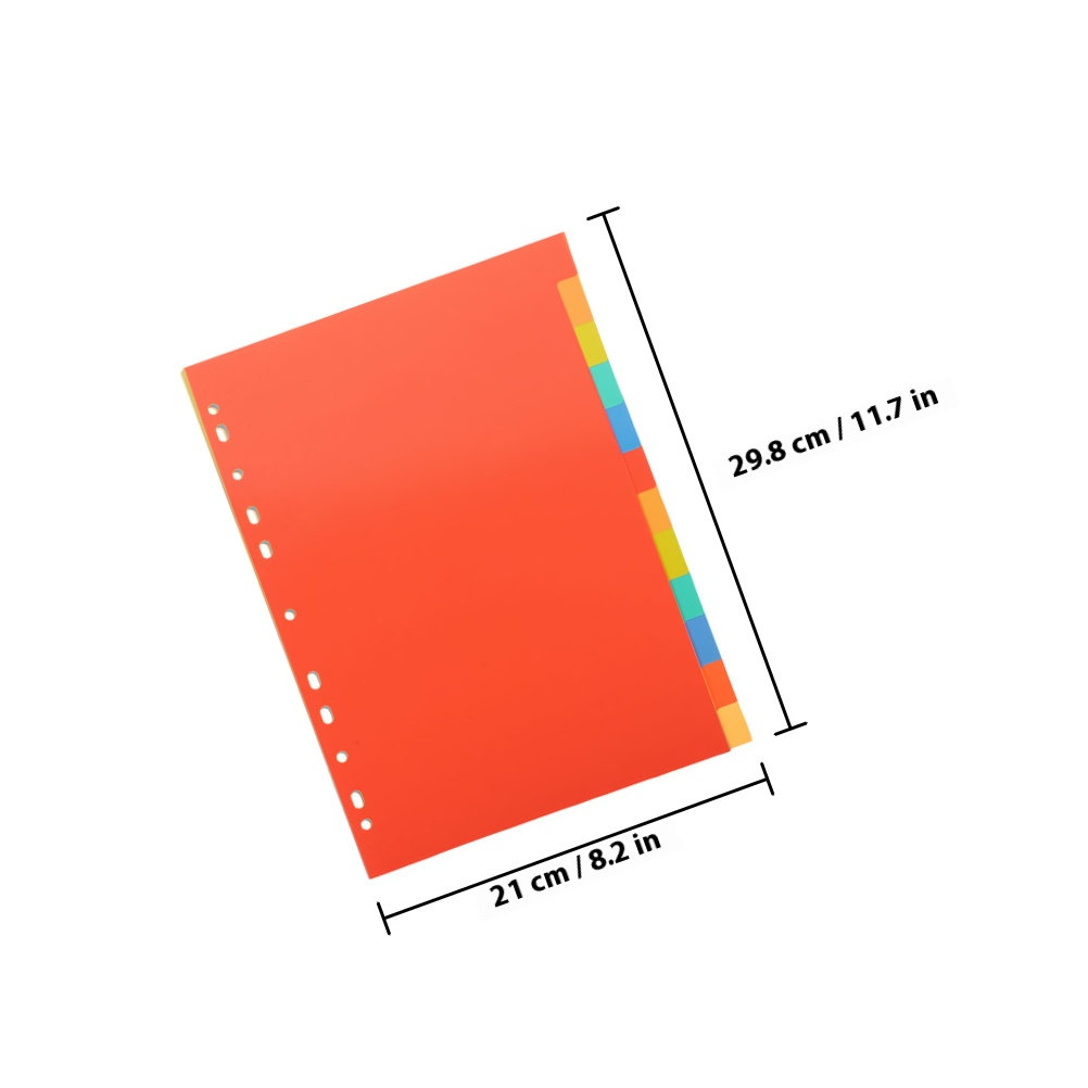 Separadores de PVC con pestaña - Tab Divider A4 reseña y precio